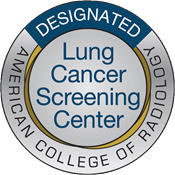 American College of Radiology Lung Cancer Screening Center badge
