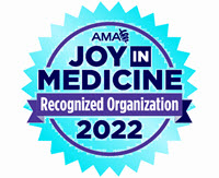Image of American Medical Association's Joy in Medicine badge for 2022