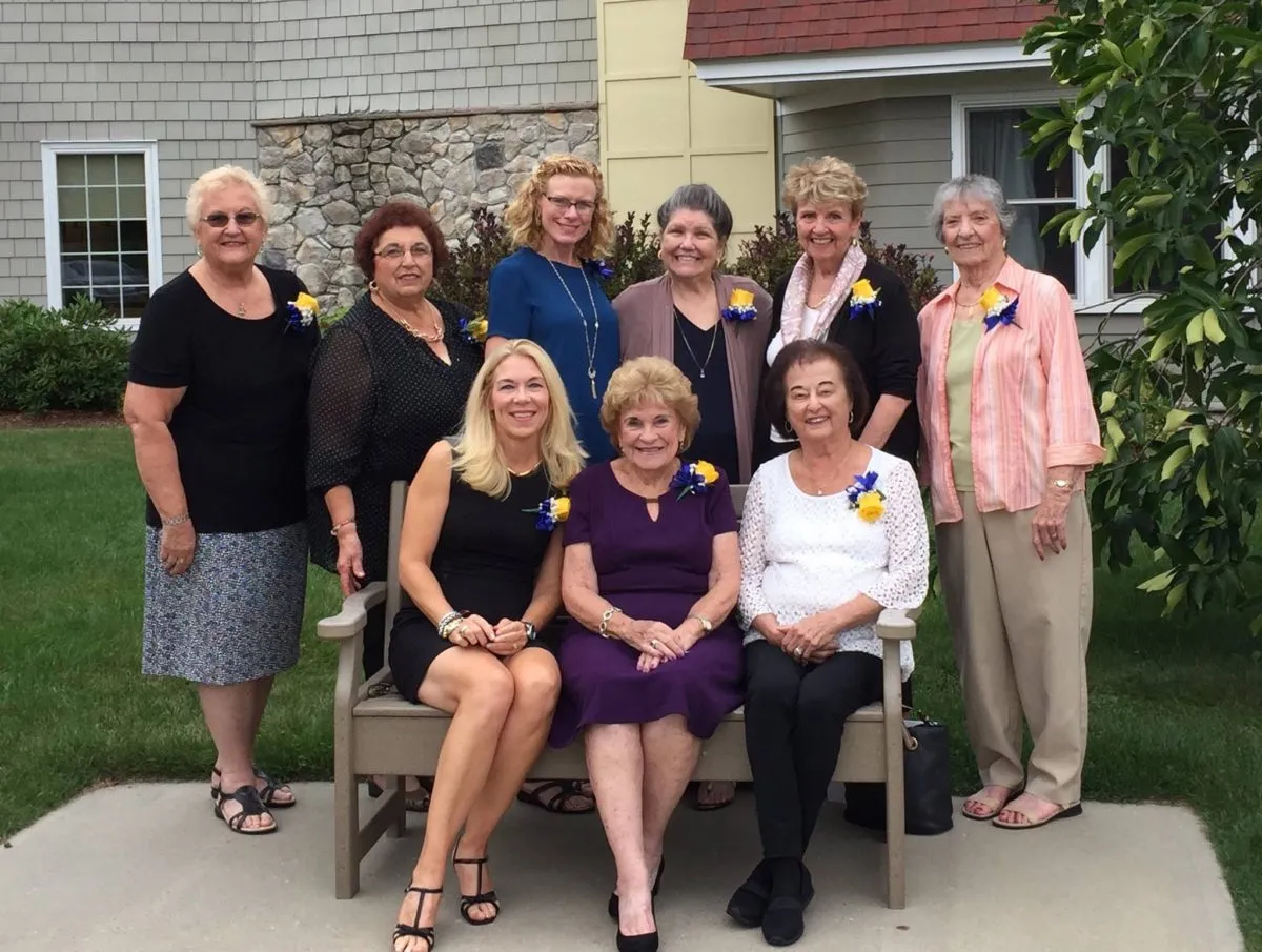 Photo of the Current and past Presidents of the Harrington Auxiliary