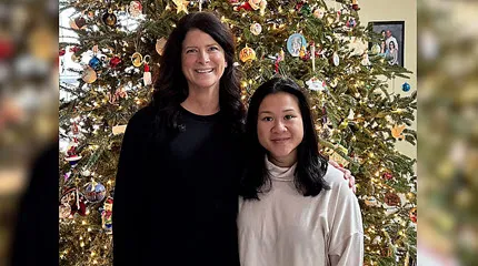 Kidney donor, Cara Bernard, and recipient, Jessica Lam.