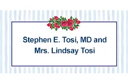 Stephen E. Tosi, MD and Mrs. Lindsay Tosi